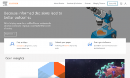 Elsevier homepage